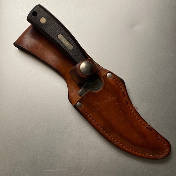 1970’s Old Timer Schrade Vintage Knife Fixed Blade Full Tang original collectors - Picture 1 of 6